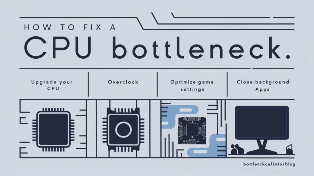 How to fix a cpu bottleneck?