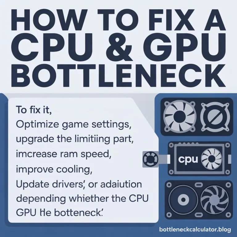 How to Fix a CPU GPU Bottleneck