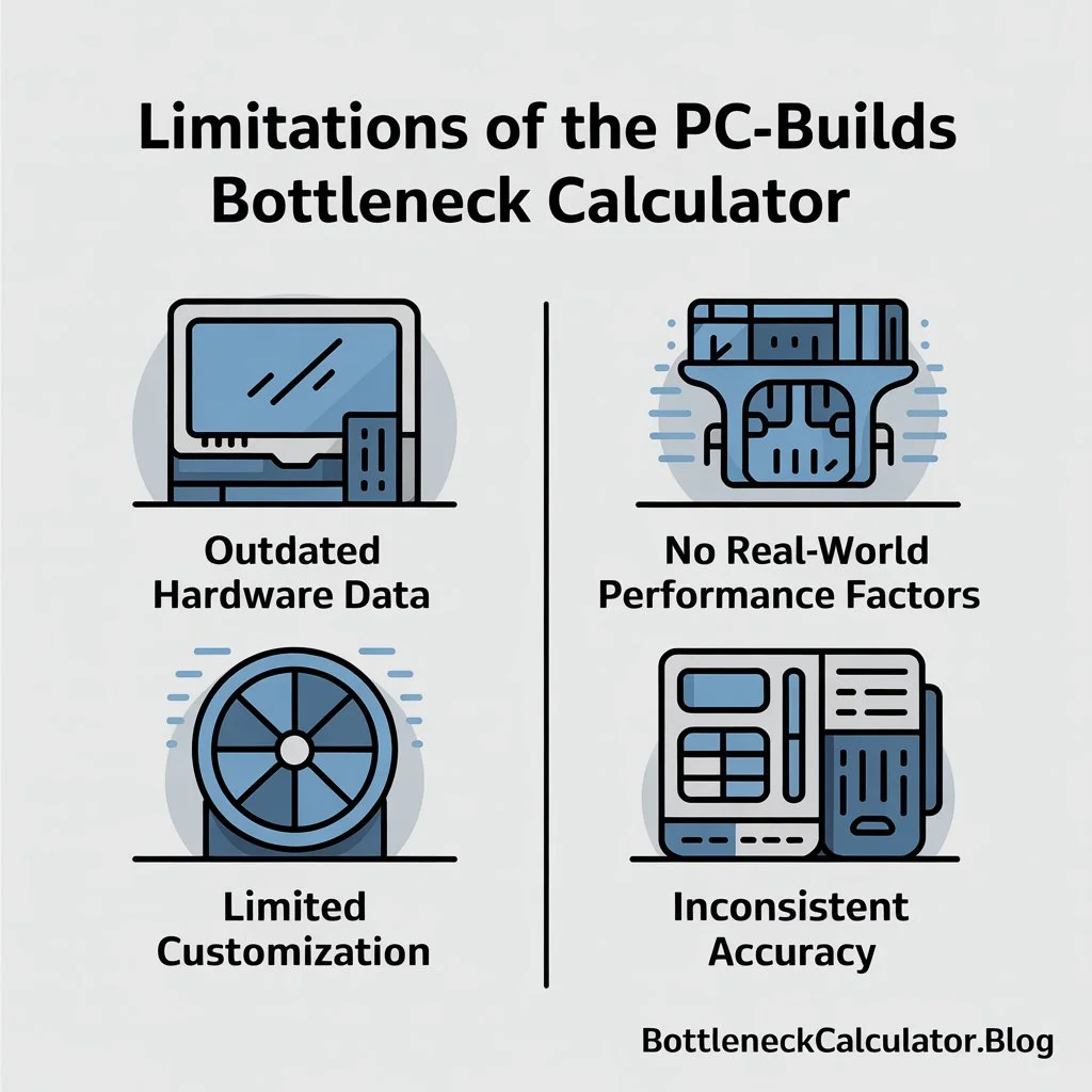Limitations of the PC-Builds Bottleneck Calculator